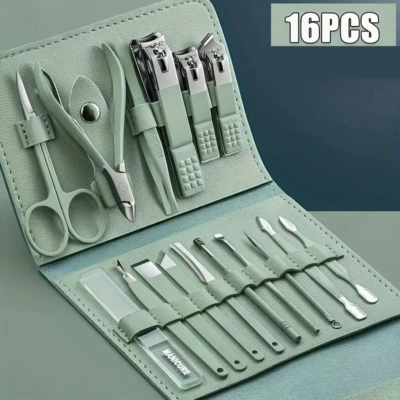 16pcs Professional Manicure &amp; Pedicure Set